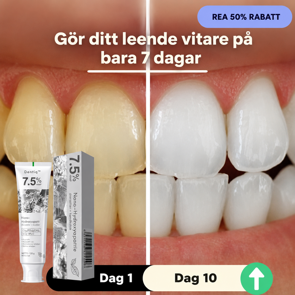 Dentiq™ | Stärk emaljen varje dag