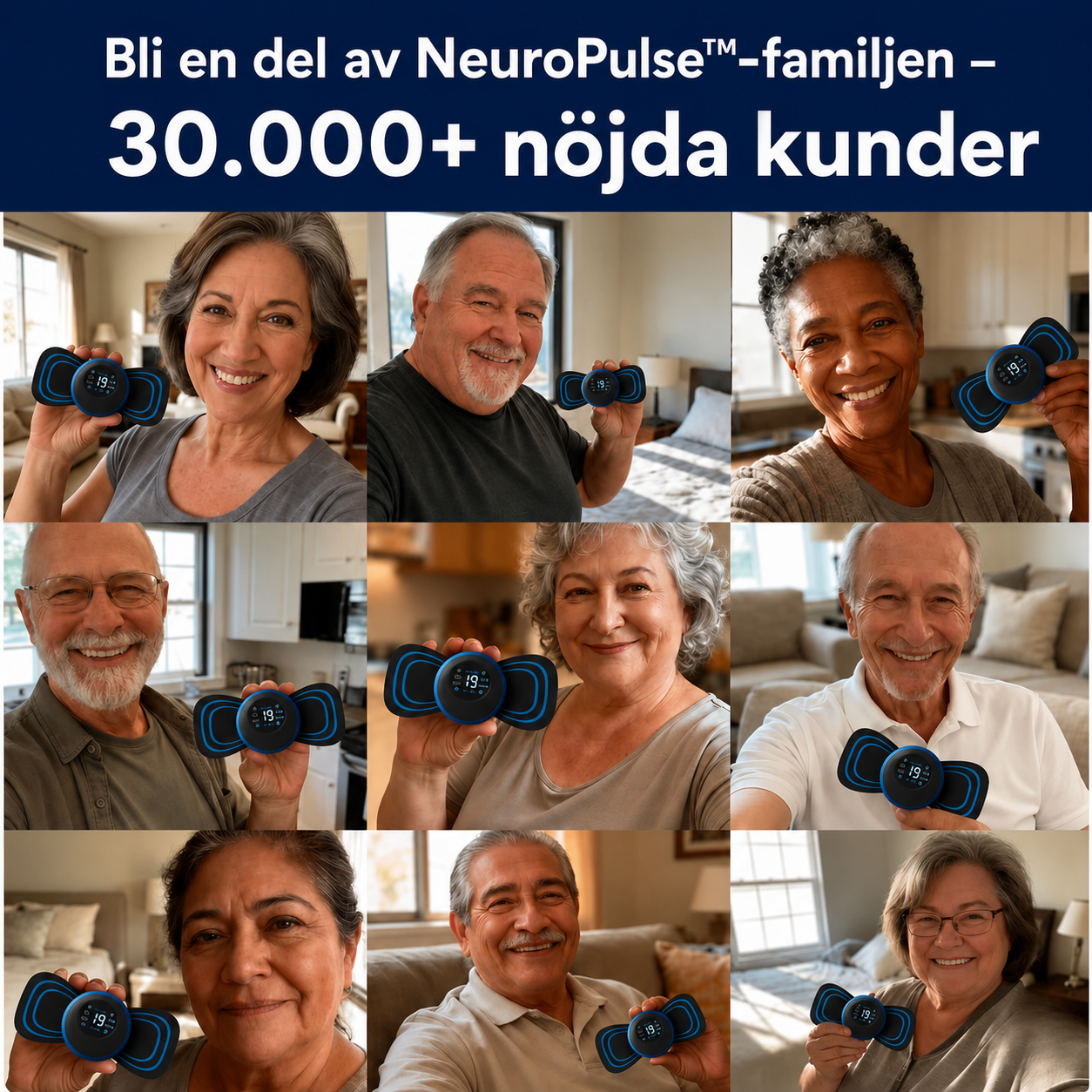 NeuroPulse™ – Avanceret NMES-teknologi til daglig lindring