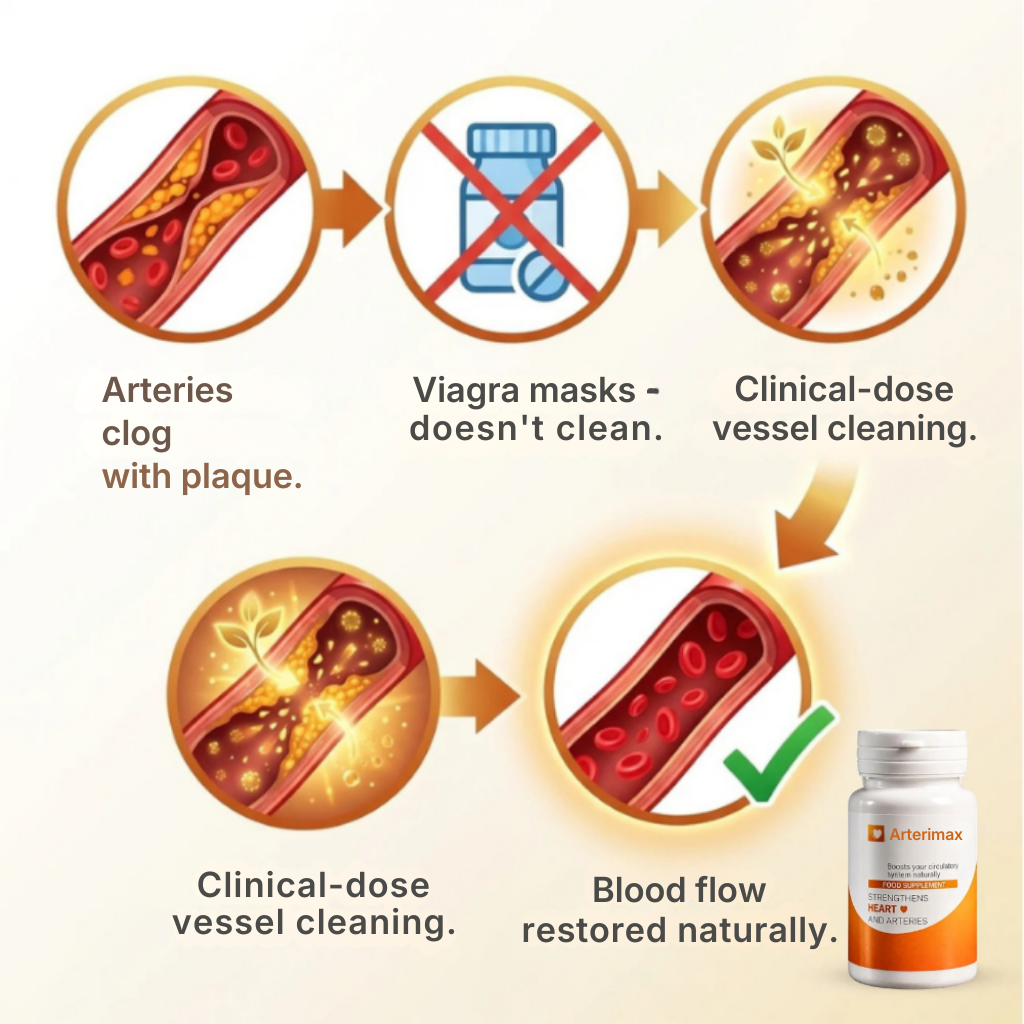 Arterimax™ | Stödjer sund blodcirkulation och naturlig manlig vitalitet