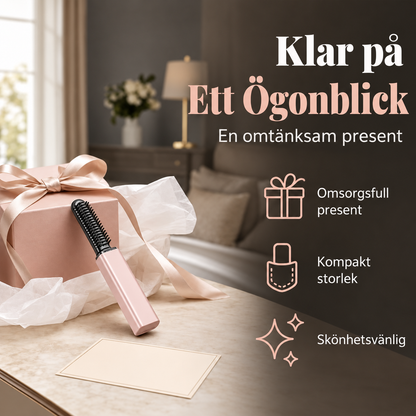 StyleLiten™ | Kompakt värmekam för snabb uppfräschning av luggen