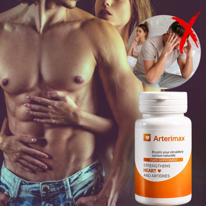Arterimax™ | Stödjer sund blodcirkulation och naturlig manlig vitalitet
