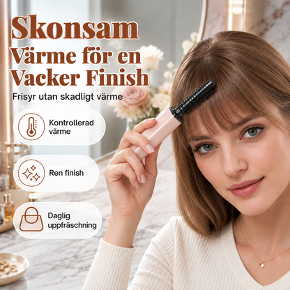 StyleLiten™ | Kompakt värmekam för snabb uppfräschning av luggen