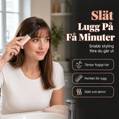 StyleLiten™ | Kompakt värmekam för snabb uppfräschning av luggen