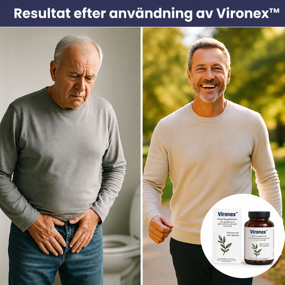Vironex™ | Minska prostatainflammationen med upp till 95 % på bara 5 dagar!