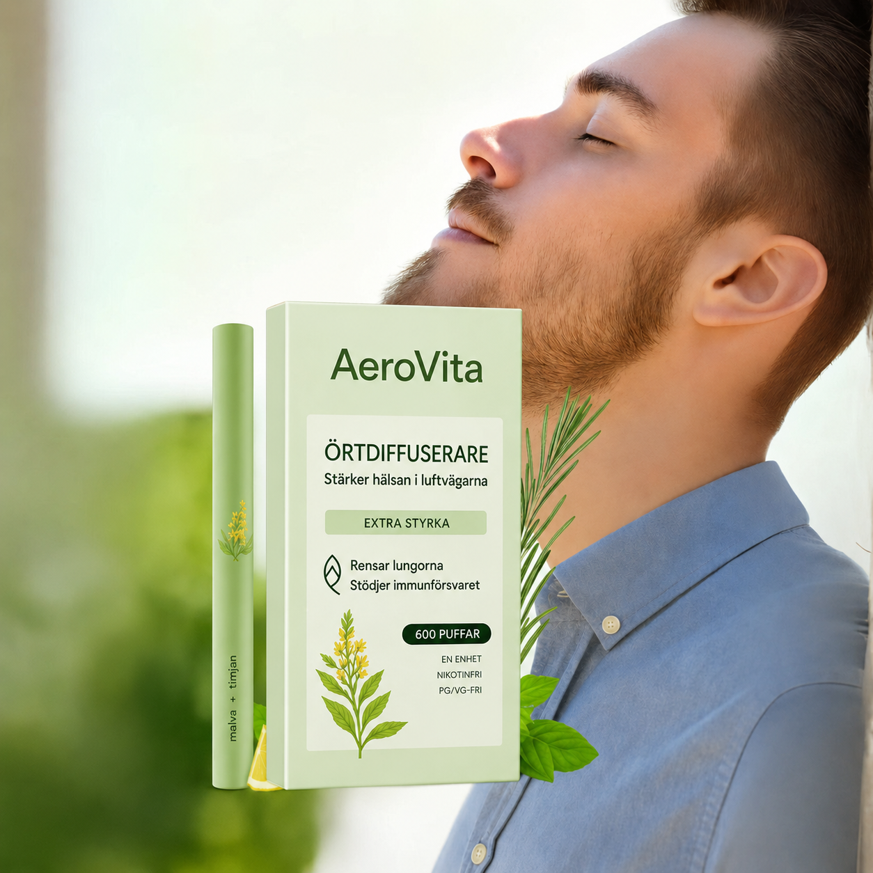 AeroVita™ | Känn dig socialt bekväm igen utan lukten av cigaretter