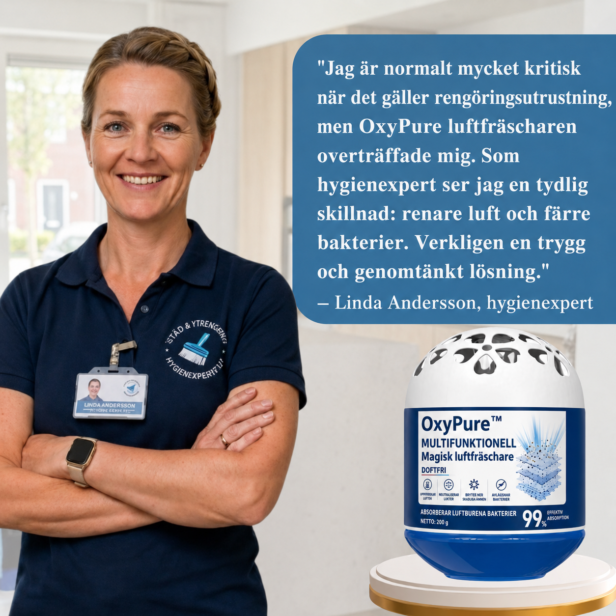OxyPure™ Magic Air Box | Ta bort damm, bakterier och förorenad luft på 1 minut!