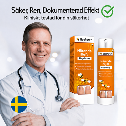 BeePure™ svampspray | 99 % av nagelsvampen borta på 7 dagar!