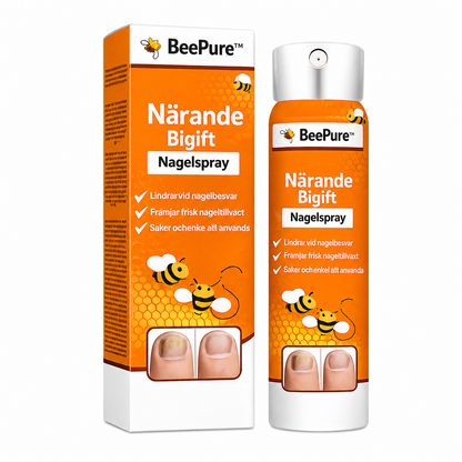 BeePure™ svampspray | 99 % av nagelsvampen borta på 7 dagar!