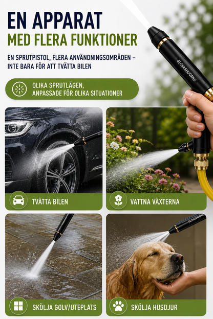 HydroForce™ | Kraftfull högtrycksspruta för trädgårdsslang
