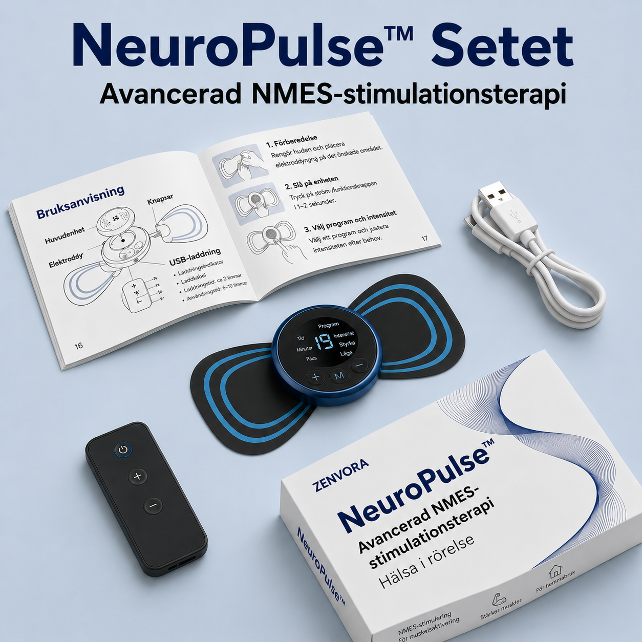 NeuroPulse™ – Avanceret NMES-teknologi til daglig lindring