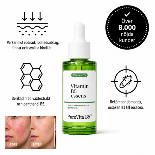 PureVita B5™ Serum mot rodnad