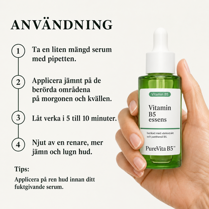 PureVita B5™ Serum mot rodnad