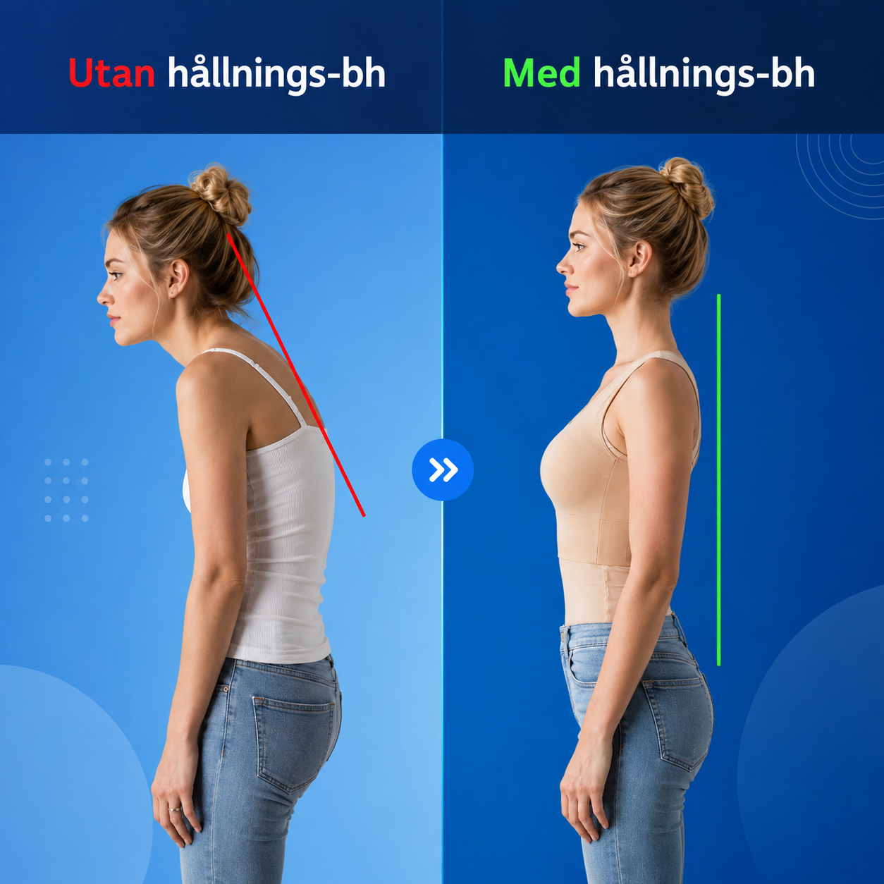 PostureLift™ - Bättre hållning. Bättre look. Bättre självförtroende.