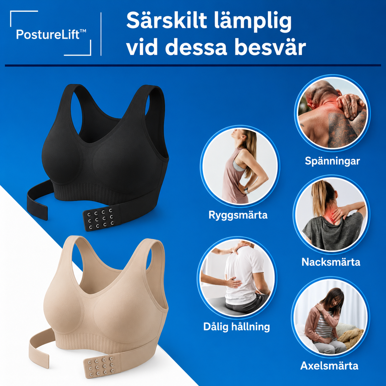 PostureLift™ - Bättre hållning. Bättre look. Bättre självförtroende.
