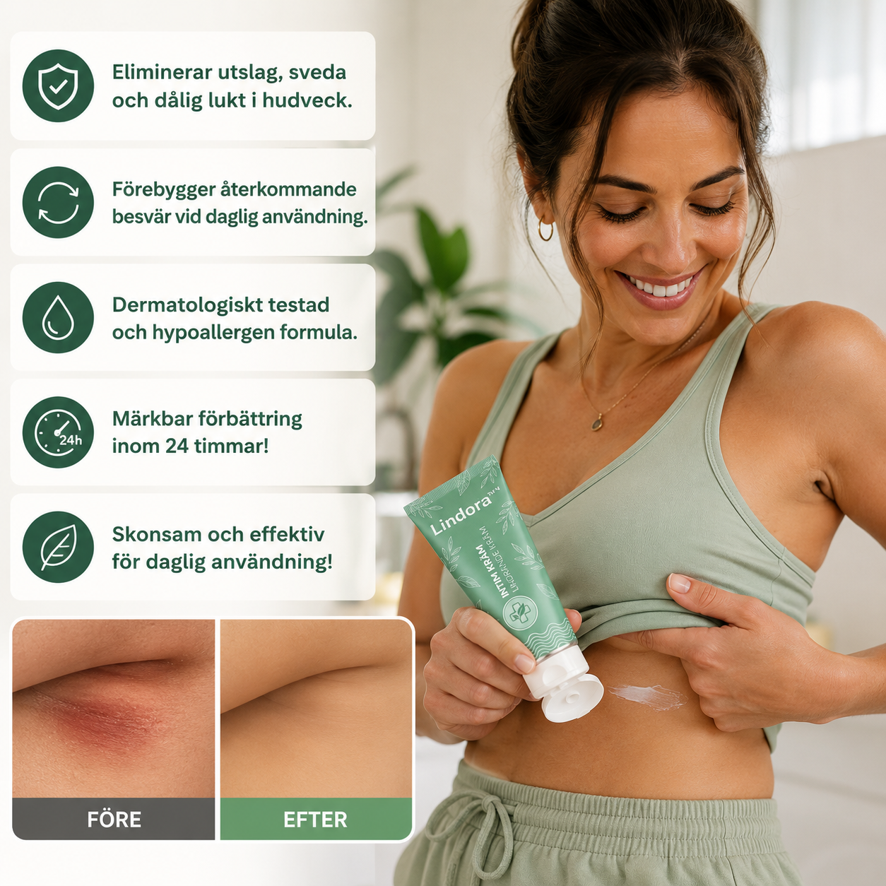 SkinRevive™ - Intertrigo-lugnande kräm | Behandlar 99 % av hudvecksutslag redan från första appliceringen