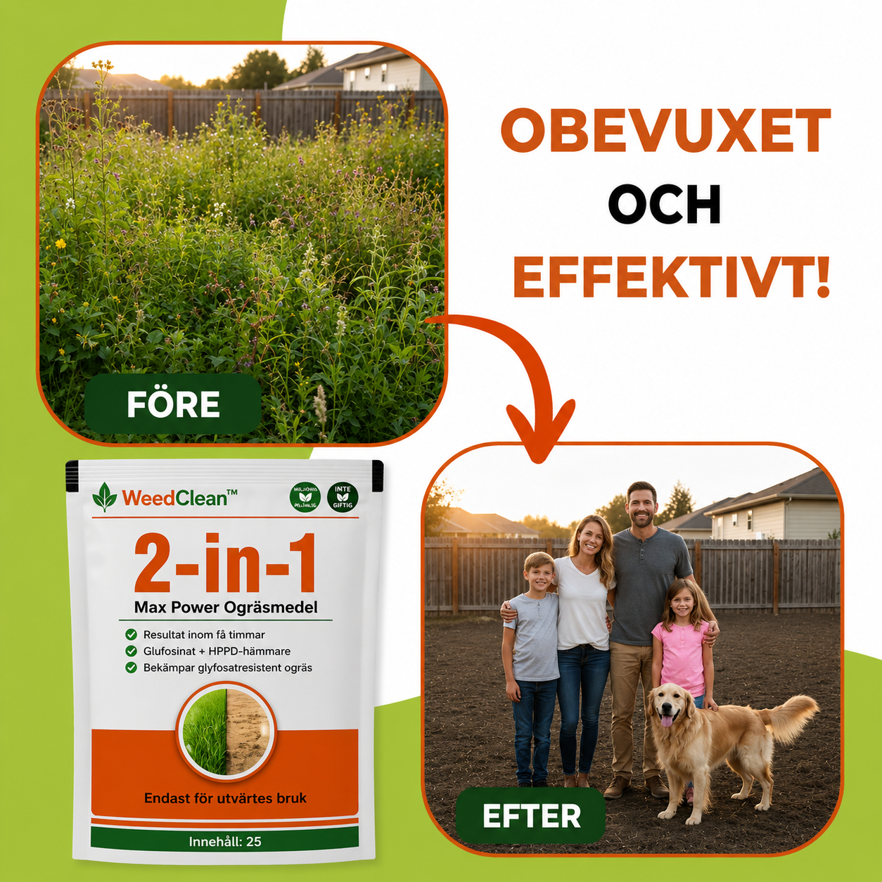 WeedClean™ | Få rena utomhusytor utan en evig kamp