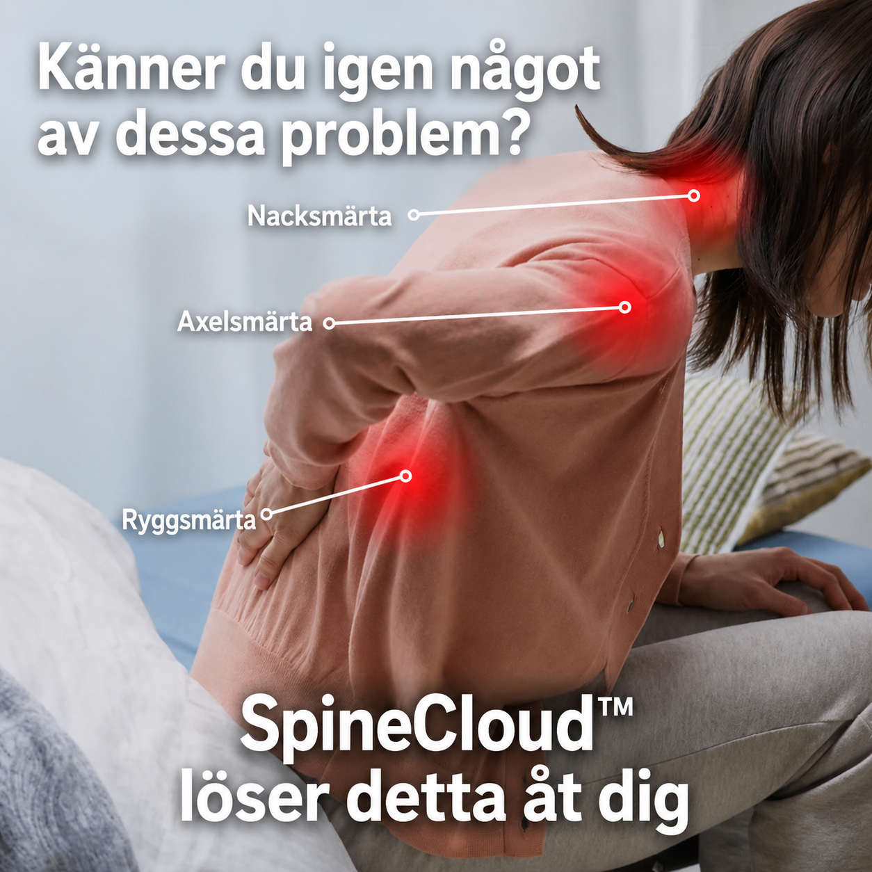 SpineCloud™ | Få det stöd som din nacke har saknat varje natt