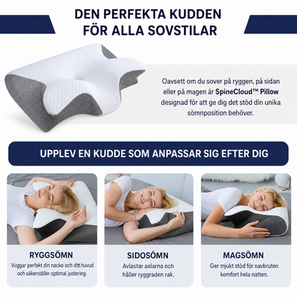 SpineCloud™ | Få det stöd som din nacke har saknat varje natt