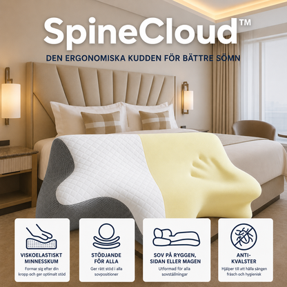 SpineCloud™ | Få det stöd som din nacke har saknat varje natt