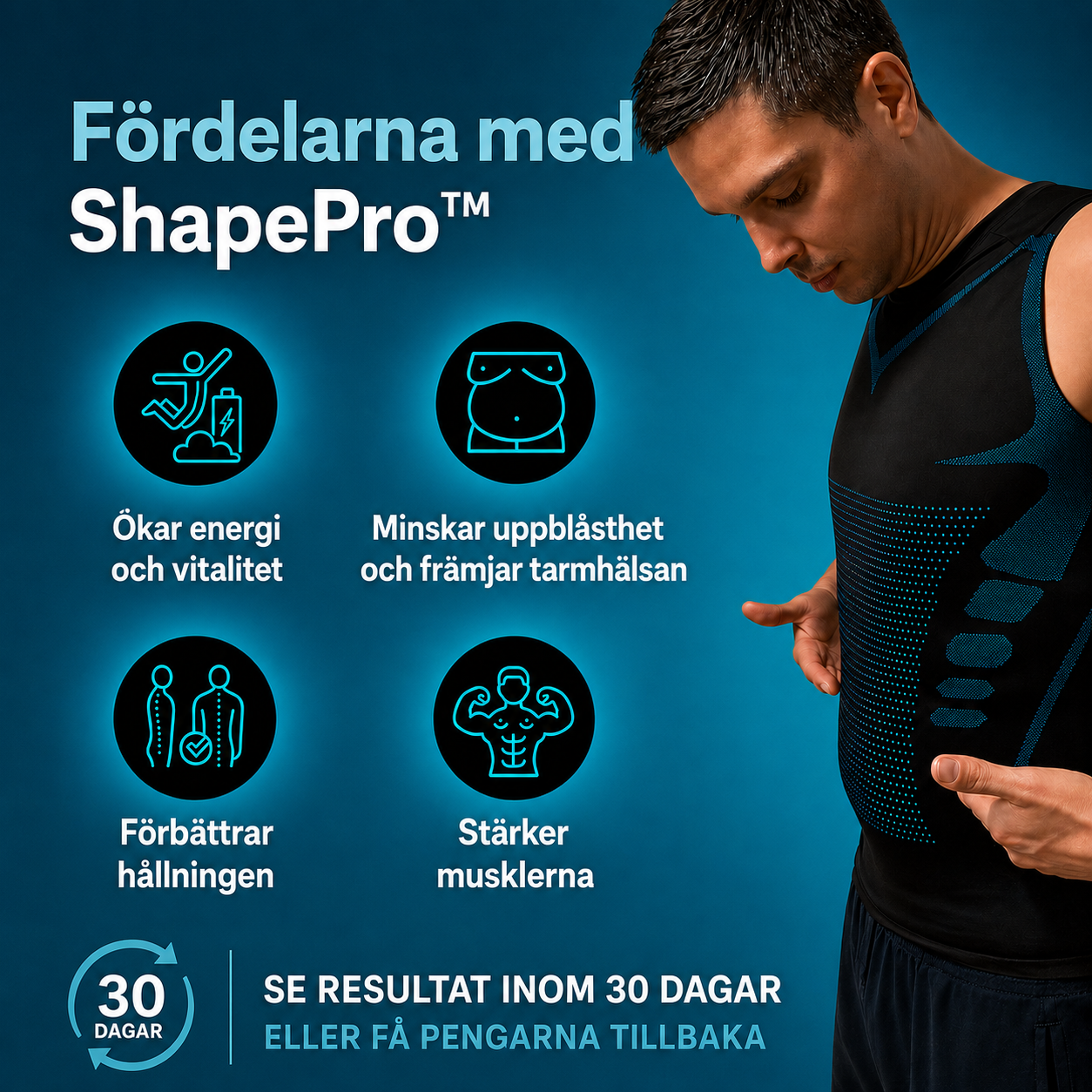 ShapePro™ -  Äntligen fri från magbesvär – varje dag
