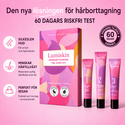 LumiSkin™ - Oönskad ansiktsbehåring? Ta bort den smärtfritt, hämma ny hårväxt och njut av slät hud igen — helt utan vax eller laser.
