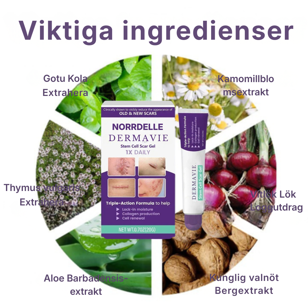 DermaVie™ | Gör synliga ärr mjukare och mindre framträdande