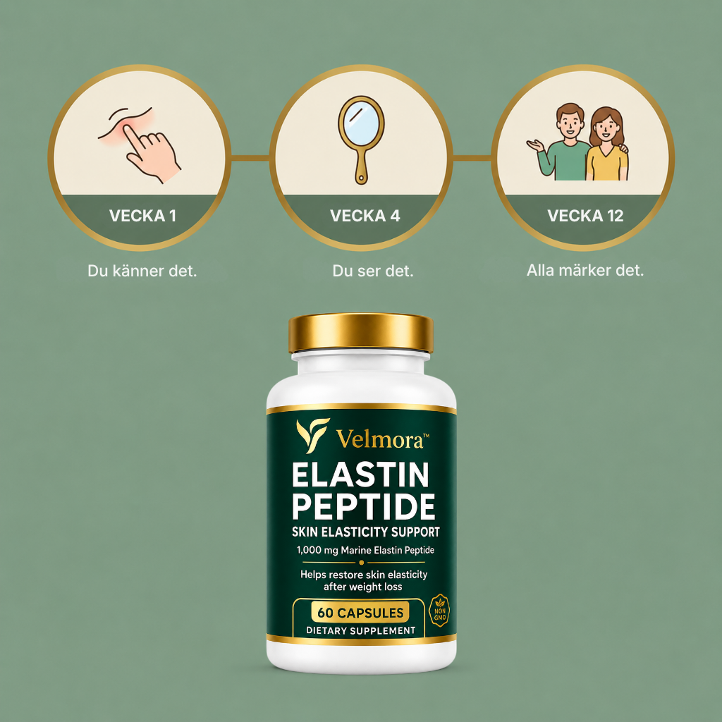 Velmora™ Huduppstramande formula med elastinpeptid