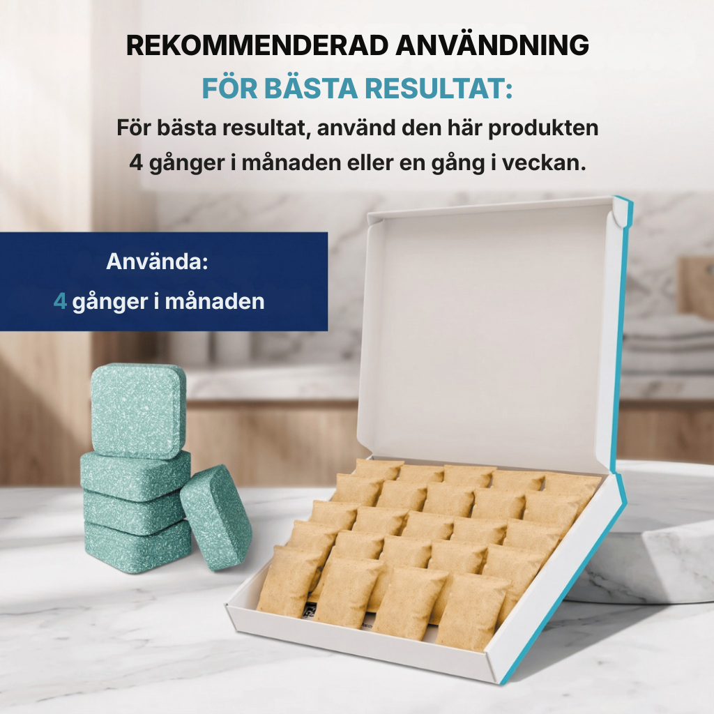 TvättFrisk™ | Fräschare tvätt börjar med en renare tvättmaskin