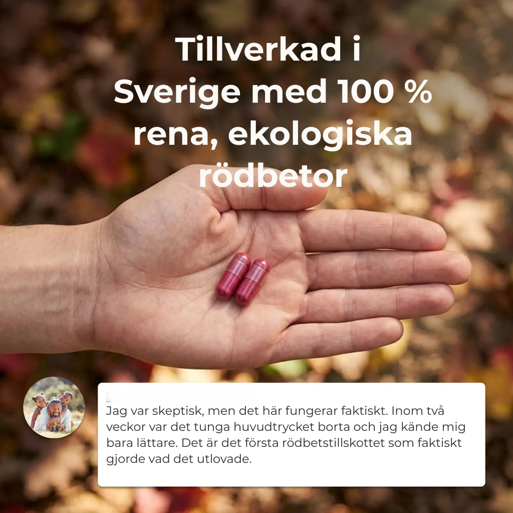 Nordiva™ | Rödbetkapseler – Främjar en sund blodgenomströmning och cirkulation