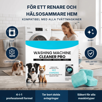 TvättFrisk™ | Fräschare tvätt börjar med en renare tvättmaskin