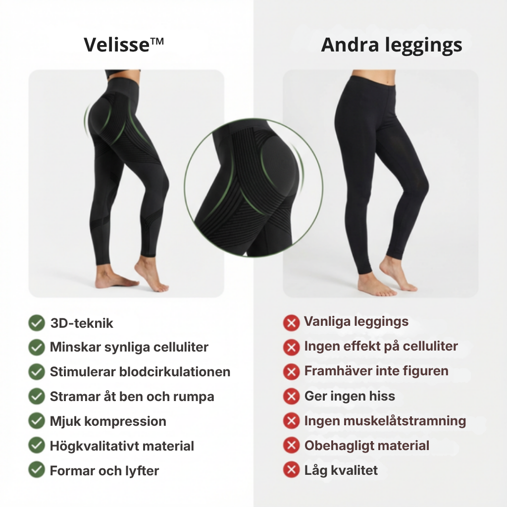 Velisse™ | Leggings som aktivt motverkar celluliter