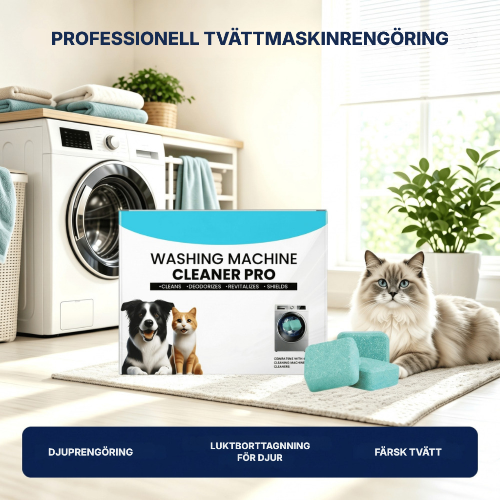 TvättFrisk™ | Fräschare tvätt börjar med en renare tvättmaskin