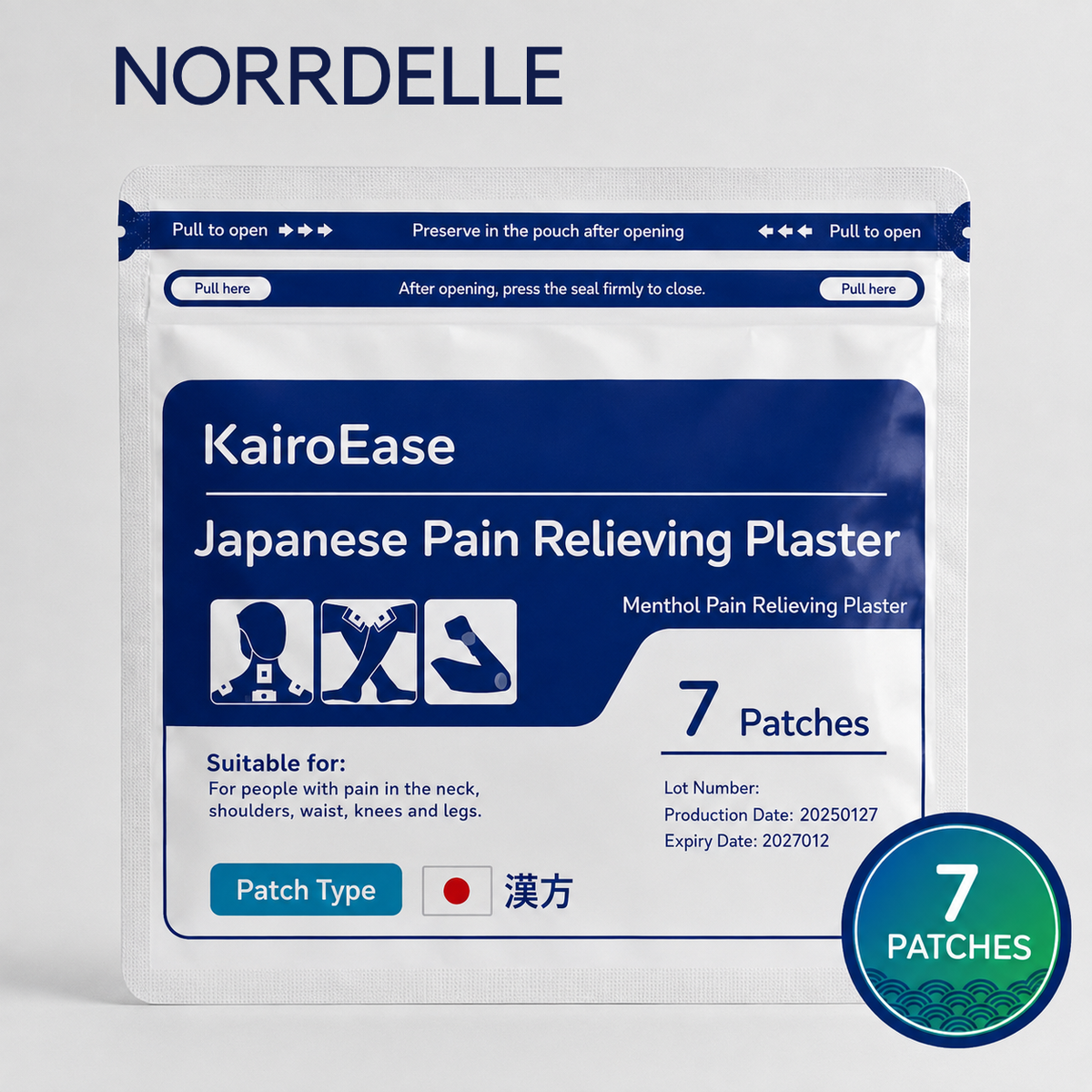 KairoEase™ | Ett örtplåster med riktad verkan för smidigare rörelser under dagen