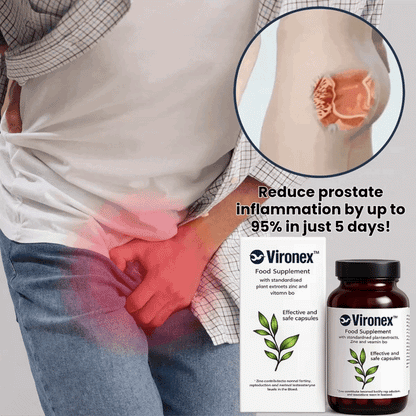 Vironex™ | Minska prostatainflammationen med upp till 95 % på bara 5 dagar!