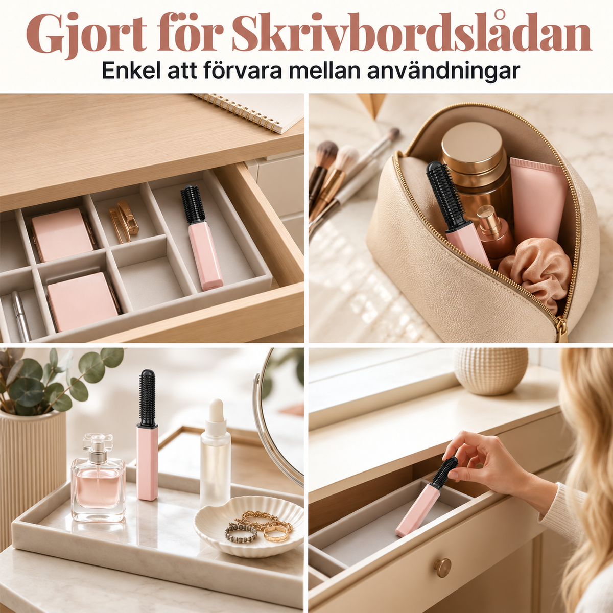 StyleLiten™ | Kompakt värmekam för snabb uppfräschning av luggen