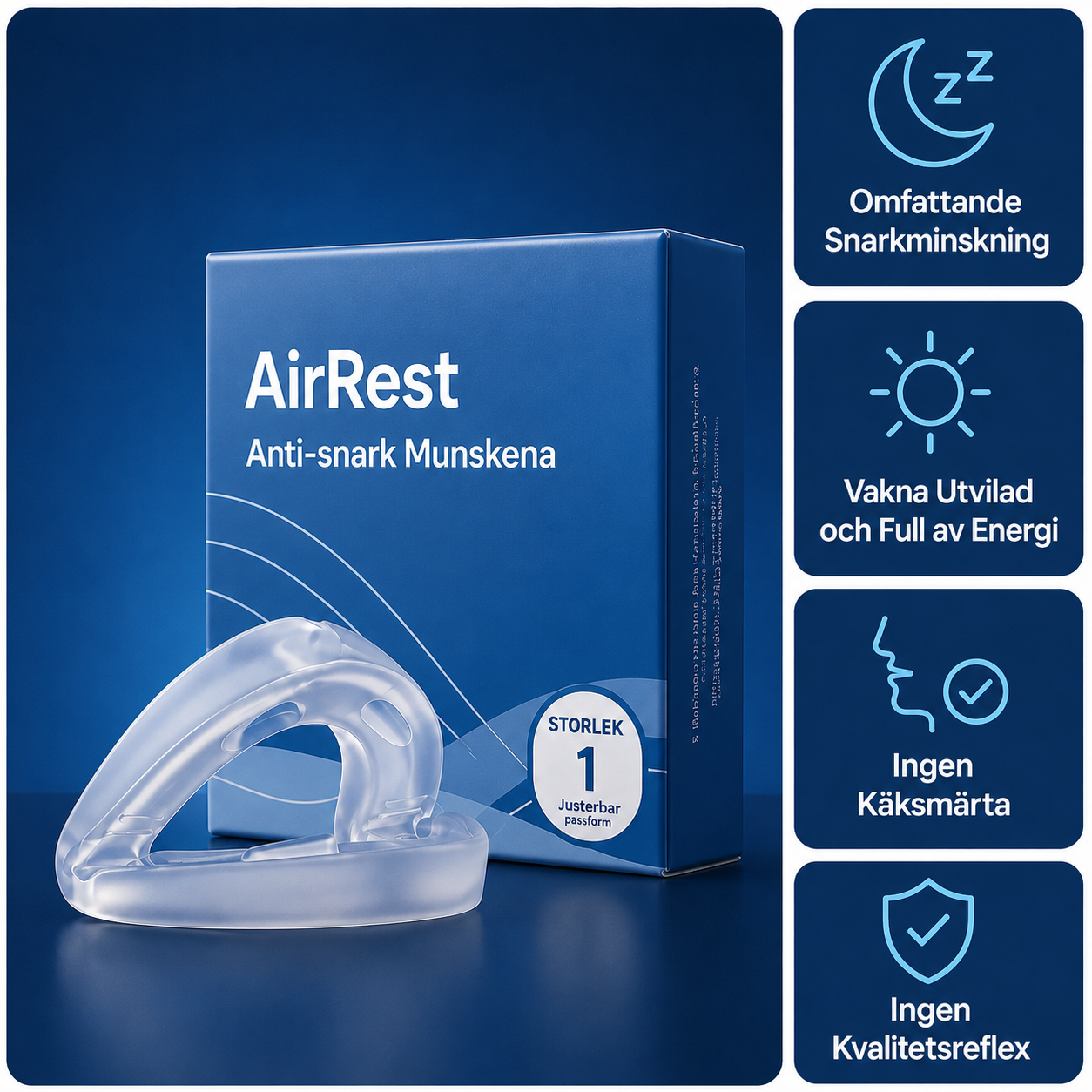 AirRest™ | Vakna utvilad varje morgon – utan störande snarkningar.