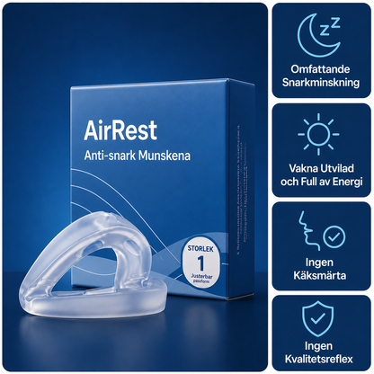 AirRest™ | Vakna utvilad varje morgon – utan störande snarkningar.