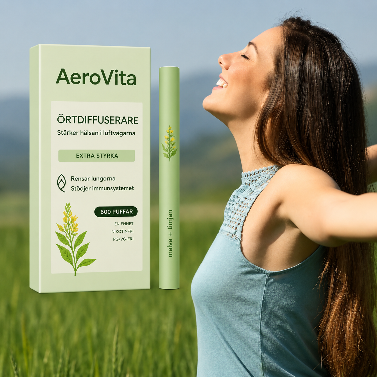 AeroVita™ | Känn dig socialt bekväm igen utan lukten av cigaretter