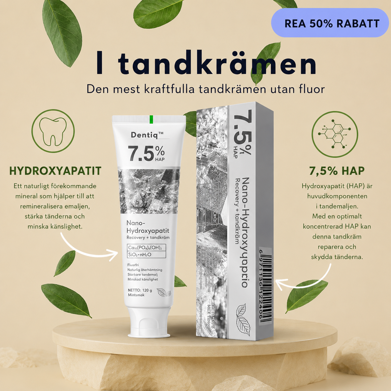 Dentiq™ | Stärk emaljen varje dag